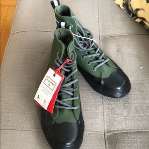 Hunter for Target OLIVE sneakers